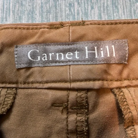 GARNET HILL Khaki Pants. Size 8 - Picture 2 of 7